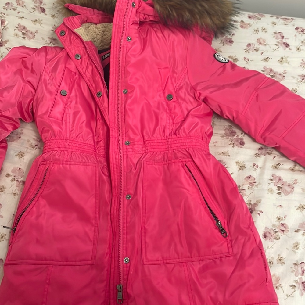 steve madden fur coat